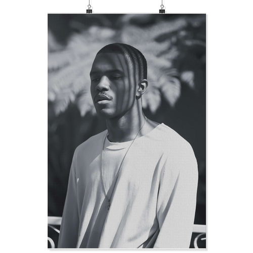 frank ocean bw edit 24x36