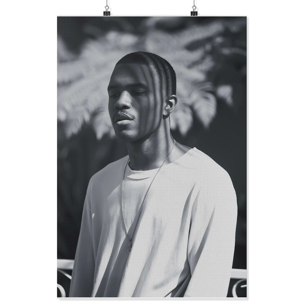 frank ocean bw edit 24x36