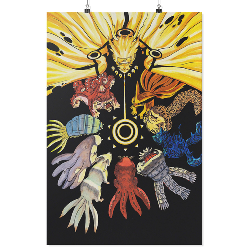 naruto beast 24x36