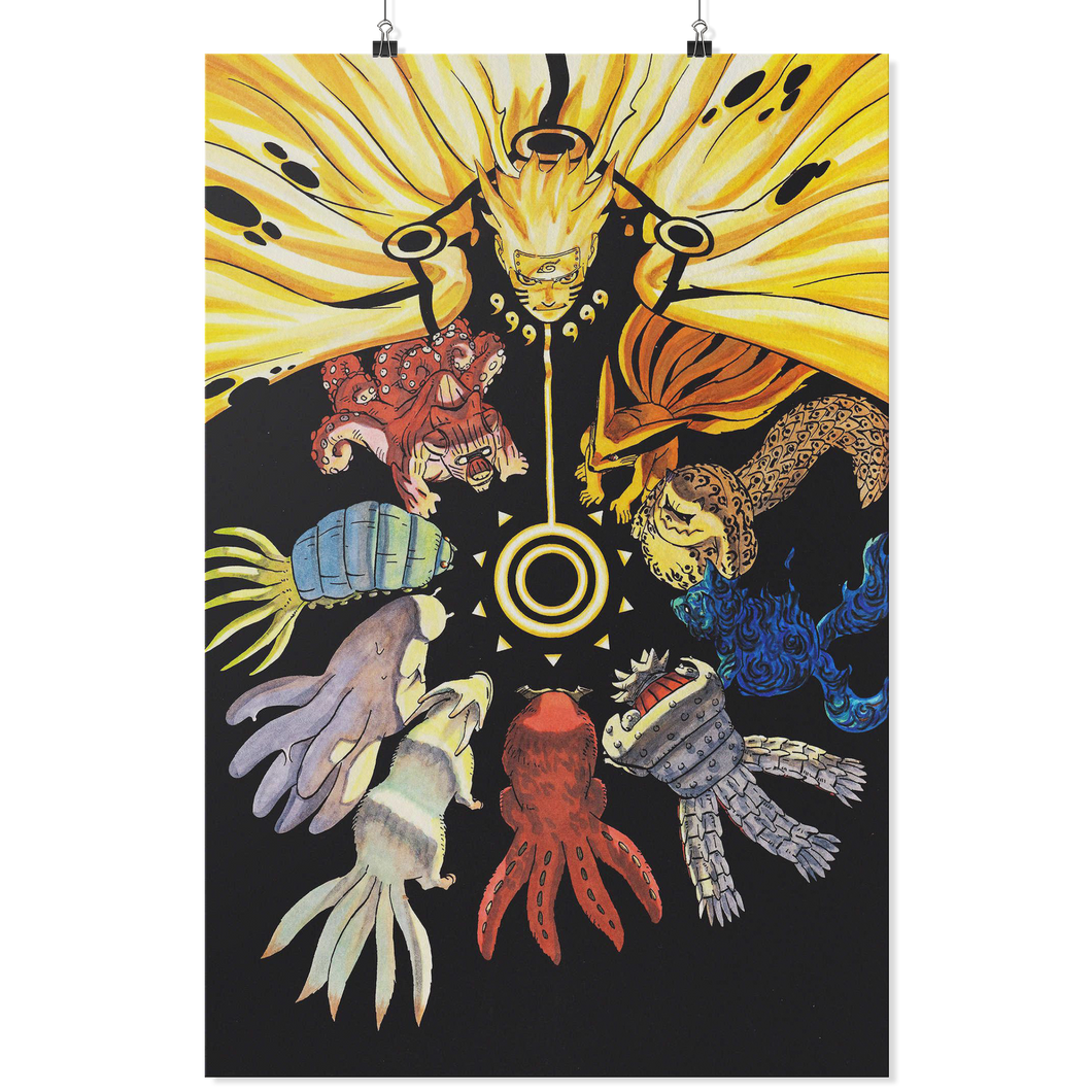 naruto beast 24x36