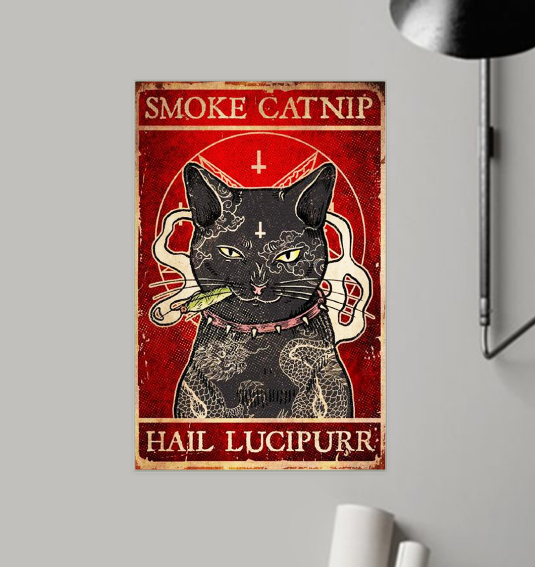 TG-GIANG- POSTER- CAT POSTER- SMOLE CATNIP -11*17