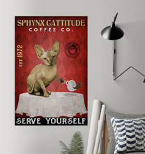 TG HG PT30 0906 Sphynx Cat Serve Yourself Poster