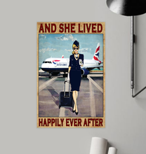TG HG British airways BLONDE