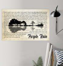 TG-GIANG - POSTER- PURPLE RAIN- 24*36