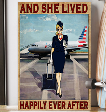 TG HG American Airlines blonde