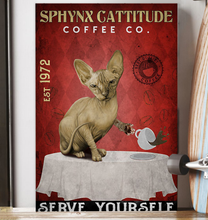 TG HG PT30 0906 Sphynx Cat Serve Yourself Poster