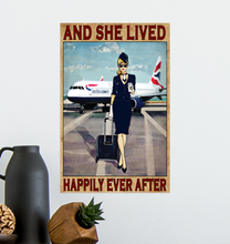 TG HG British airways BLONDE