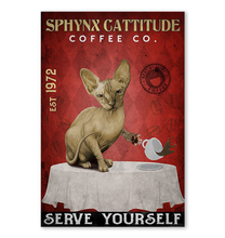 TG HG PT30 0906 Sphynx Cat Serve Yourself Poster