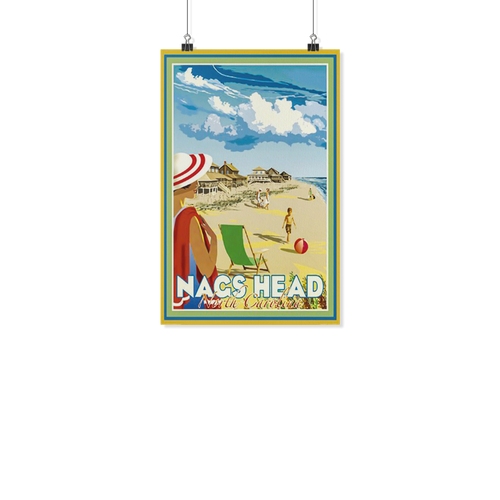 Nags Head Art, Style Travel Poster