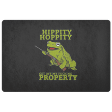 Hippity Hoppity Get Off My Property Doormat | Halloween | Custom Doormat | Housewarming Gift | Personalized Doormat | Wedding |Front Doormat
