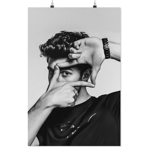Shawn Mendes bnw LMT 24X36