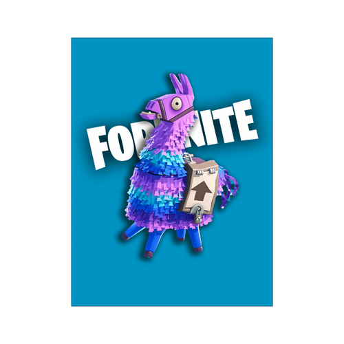 Llama Fortnite poster kanh