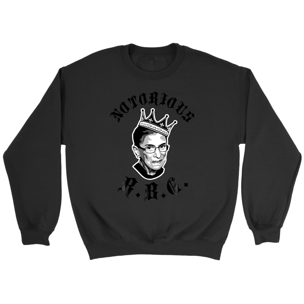 Funny Ruth Bader Sweatshirt TD Black