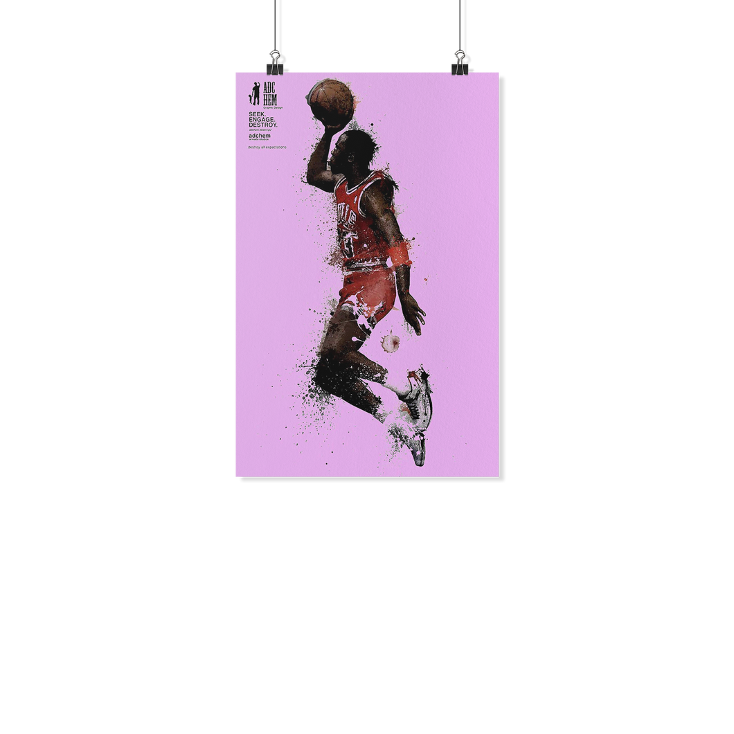Jordan pink 11x17