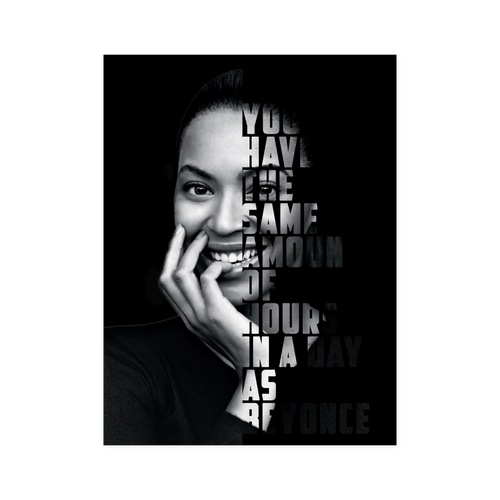 Beyonce quote 18x24