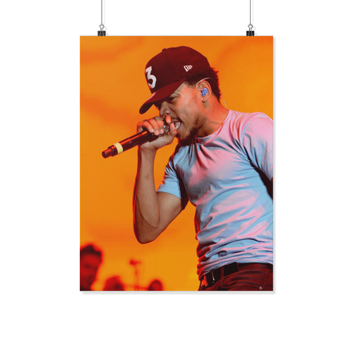 CHANCE THE RAPPER ORANGE 18X24