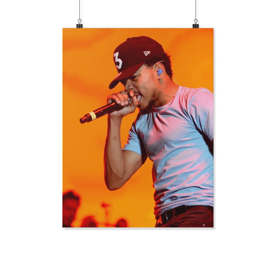 CHANCE THE RAPPER ORANGE 18X24