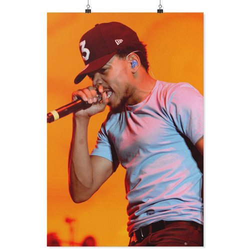 CHANCE RAPPER ORANGE 24X36