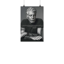 Anthony Bourdain quotes poster kanh