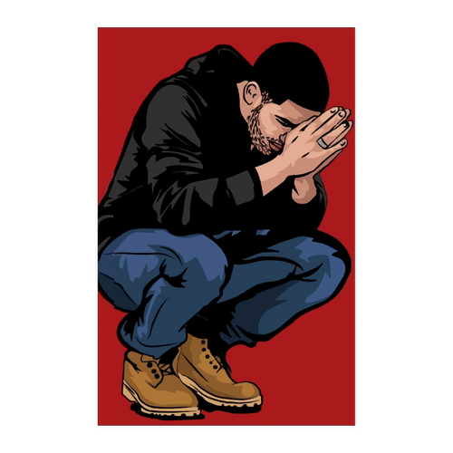 Drake Red 11x17
