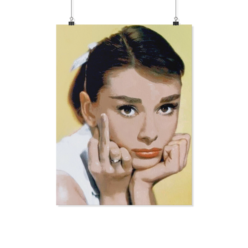 audrey hepburn fuck 18x24 TD